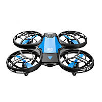 Мини квадрокоптер 4DRC Mini RC Drone V8 с камерой и возможностью делать флипы Синий GG, код: 8326237