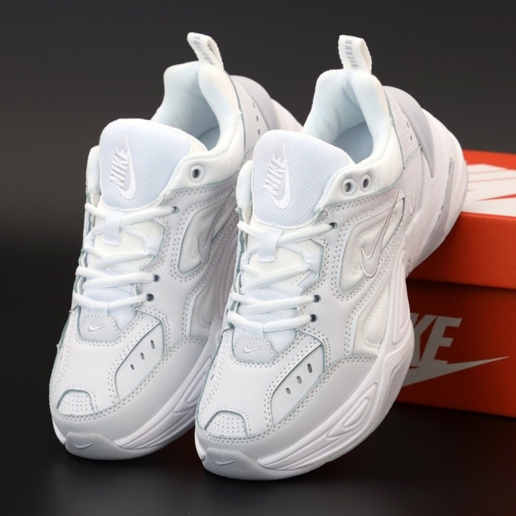 Мужские кроссовки Nike M2K Tekno, белый, Вьетнам Найк м2к текно білі - фото 3 - id-p2179250982