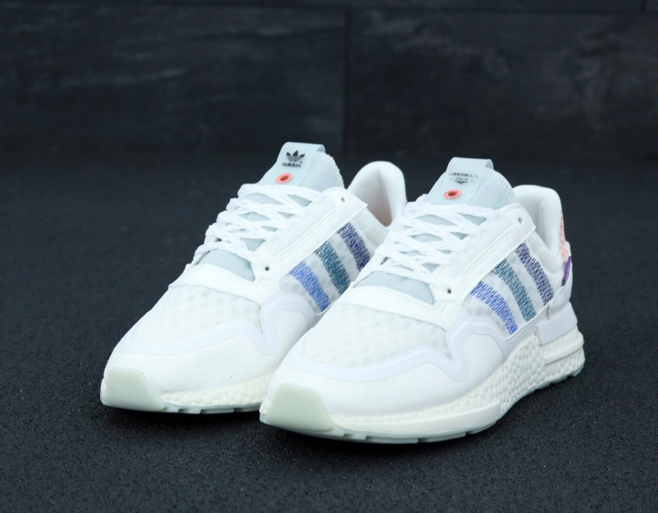 Женские кроссовки Adidas ZX500 RM Commonwealth, белый, Вьетнам Адідас ЗІКС 500 РМ Камонвелз білі - фото 6 - id-p2179250987