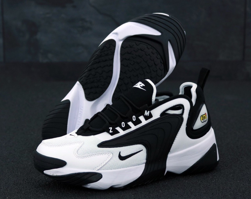 Мужские кроссовки Nike Zoom 2K, Найк Зум 2К чорно-білі - фото 6 - id-p2179250993