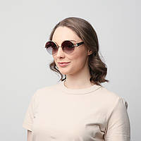 Солнцезащитные очки LuckyLOOK женские 844-644 Драгон-флай One size Коричневый