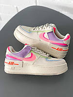 Nike Air Force 1 SHADOW Beige Pale Ivory Pink 39