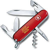 Складной нож Victorinox Spartan Ukraine 91 мм 12 функций Трезубец ОУН (1.3603_T0305u)