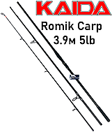 Удилище Kaida Romik Carp 3.9м 5lb карповое 50 мм первое кольцо