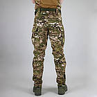 🔥 Тактичні штани-штани "Conquistador" (Мультикам) штани, нацгвардії, всу, мілітарі, multicam, фото 3
