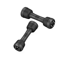 Гантели для занятия спортом Multifuntional Massage Dumbbells, Черные F893