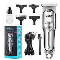 Беспроводная машинка для стрижки волос VGR V-071 / Окантовочный триммер для волос hr