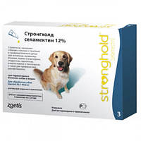 Краплі Zoetis Стронгхолд 12% для собак від 20-40 кг боротьби та профілактики паразитів бліх гельмінтів і кліщів