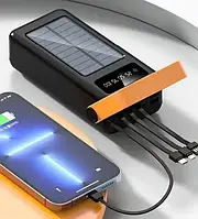 Solar Power Bank 60000 mAh +Солнечная панель +Фонарик. Гарантия 2 года! Противоударный повер банк