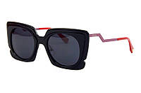 Женские брендовые очки Fendi ff0117s-red Черный (o4ki-11811)
