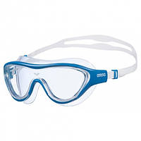 Окуляри-маска для плавання Arena THE ONE MASK прозорий, блакитний, білий Уні OSFM (003148-101)