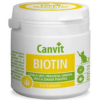 Комплекс витаминов для кошек Сanvit Biotin для здоровья кожи и шерсти таблетки 100 шт