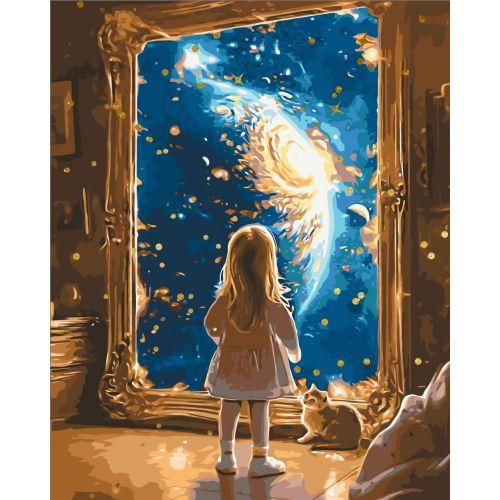 Картина за номерами Портал у космос. Люди. Тварини. Пейзаж 40*50 см Орігамі LW 3306 [tsi237646-TSI], фото 1