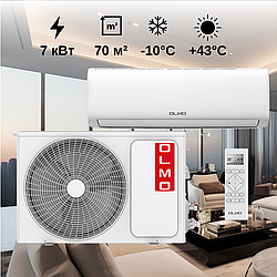 Кондиціонер OLMO Inventa Delux OSH-24LDH3 5,5 кВт, 220 В, до 70 м², ON/OFF до -10/+43°C