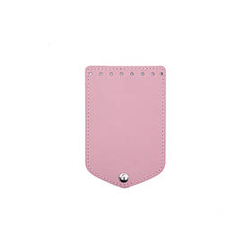 Клапан для міні сумки з кнопкою (15*10), колір Барбі