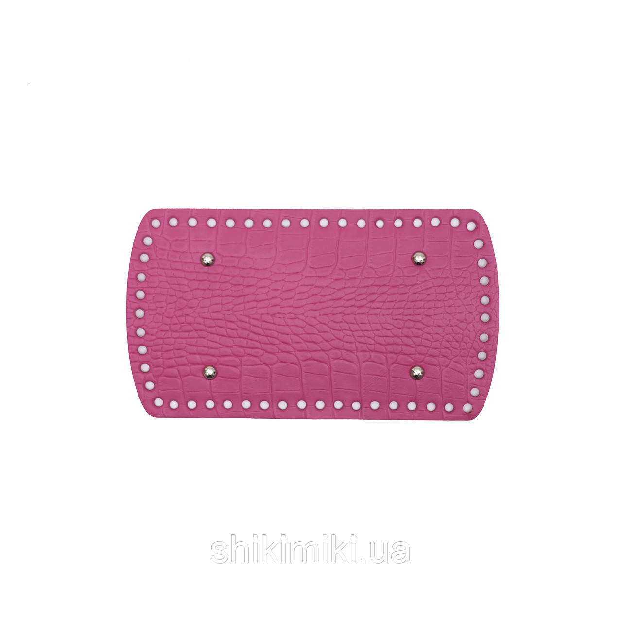 Дно закруглене з ніжками для сумки (23*13 см), колір Барбі рептилія LUX, фото 1