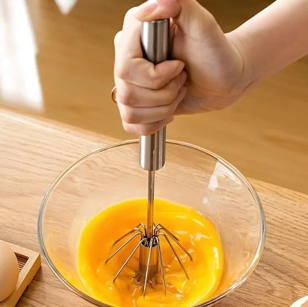 Віночок для кухні Whisk hand mixer with blister 32 см Ручний міксер повертається під час натискання F893
