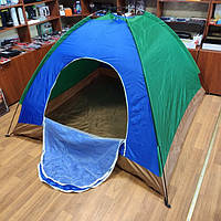 Палатка туристическая раскладная 200 х 200 см двухместная с москитной сеткой (50391) hr