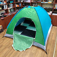 Палатка туристическая раскладная 200 х 200 см двухместная с москитной сеткой (50393) hr