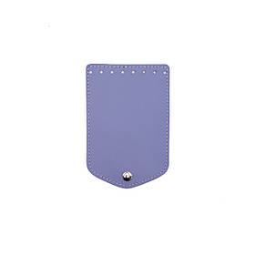 Клапан для міні сумки з кнопкою (15*10), колір Фіалковий