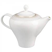 Чайник для заваривания чая Lora Белый H15-024 1600ml GG, код: 7245273