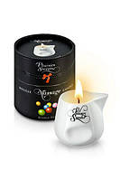 Массажная свеча Plaisirs Secrets Bubble Gum (80 мл) подарочная упаковка, керамический сосуд sexstyle