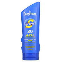 Coppertone, Sport, солнцезащитный лосьон, эффективность 4-в-1, SPF 30, 207 мл (7 жидк. Унций) Киев