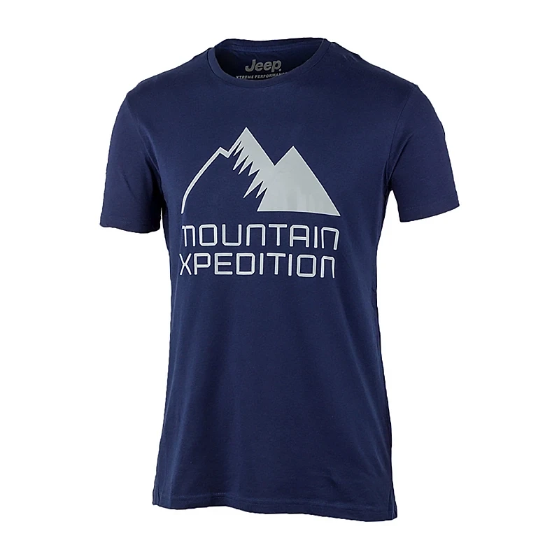 Чоловіча футболка JEEP T-SHIRT MOUNTAIN XPEDITION Print JX22A Синій XL (O102627-K882 XL)