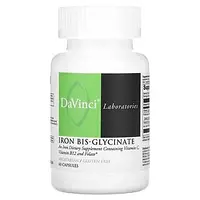 DaVinci Laboratories of Vermont, Iron Bis-Glycinate, 60 Capsules Киев