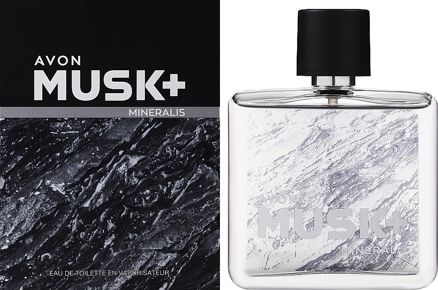 Туалетна вода Avon Musk+ Mineralis для чоловіків, 75 мл