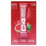 Cellucor, C4 Smart Energy, смесь для напитков, клубника и арбуз, 14 палочек по 3,8 г (0,13 унции) Киев