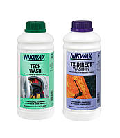 Набор Nikwax Twin Pack Tech Wash 1L + TX Direct 1L (NIK-TWTX1L) GG, код: 7410136
