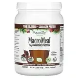Macrolife Naturals, MacroMeal, Шоколадный протеин + супер питание, 23.8 унции(675 г) Киев