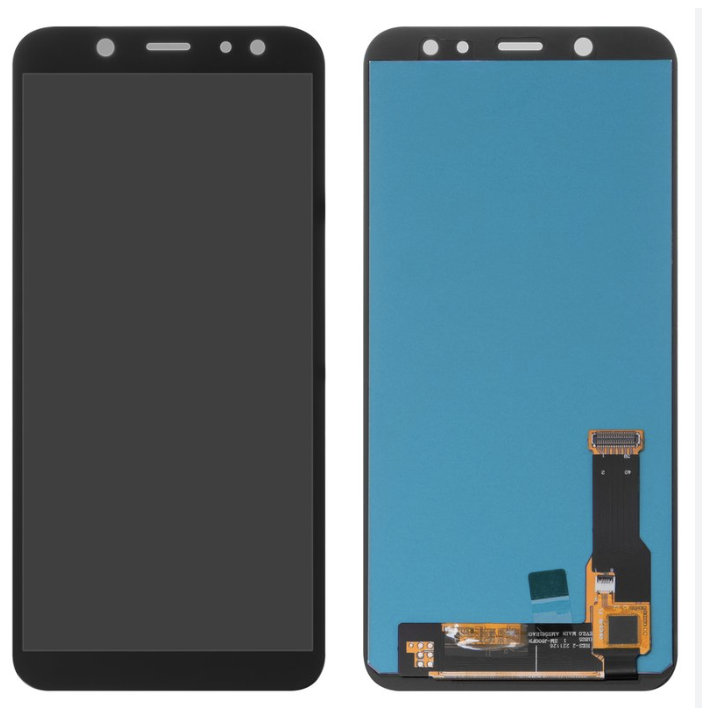 Дисплей (екран) для Samsung A600 Dual Galaxy A6 (2018) + тачскрин, чорний (TFT)