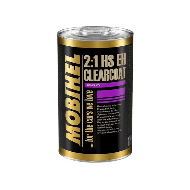 Лак безбарвний 2К HS EH 2:1 MOBIHEL 1л + 0,5л комплект Лак безбарвний 2К HS EH 2:1 MOBIHEL 1л + 0,5л комплект
