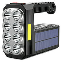 Ліхтарик багатофункційний на сонячній батареї Solar Energy LF-1780 Чорний