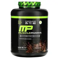 MusclePharm, Combat Protein, протеїновий порошок, зі смаком шоколадного молока, 2831 г (6,2 фунти)