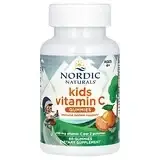 Nordic Naturals, жевательные таблетки с витамином C, для детей от 4 лет, с насыщенным вкусом мандарина, 250