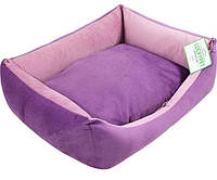 Лежак Lucky Pet Лира-new №1 40х50х16 см Сиреневый+розовый (4820268555021)