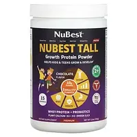 NuBest, Tall, протеиновый порошок для роста, для детей и подростков от 2 лет, шоколад, 340 г (12 унций) Киев