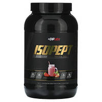 EHPlabs, IsoPept, гидролизованный изолят сывороточного протеина, клубничный молочный коктейль, 972 г (2,14