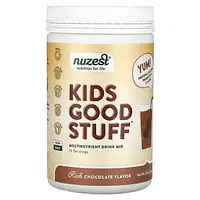 Nuzest, Kids Good Stuff, мультинутриентная смесь для приготовления напитка, с насыщенным шоколадным вкусом,
