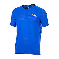 Мужская Футболка Nike M NK DF SOLAR CHASE SS TOP Синий XL (7dDV9305-405 XL)