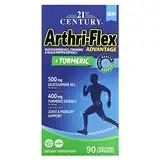 21st Century, Arthri-Flex Advantage + куркума, 90 вегетаріанських капсул