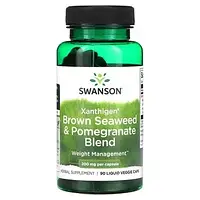 Swanson, Смесь коричневых водорослей и граната ксантиген, 200 мг, 90 растительных капсул Киев