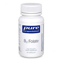 Витамин B12 и фолат Pure Encapsulations 60 капсул (21954) NB, код: 1535791