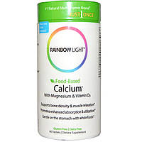 Кальцій, Магній і вітамін D3, Rainbow Light, 90 таблеток (24949) NB, код: 1536124