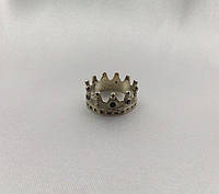 Кольцо Корона с черными камнями Maxi Silver 5294 SE 17