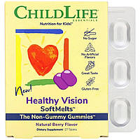 Комплекс Здоровое Зрение, натуральный ягодный вкус, Healthy Vision SoftMelts, Natural Berry F NB, код: 5573408