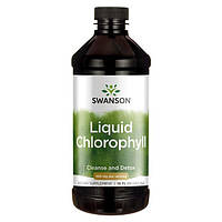 Комплекс для пищеварения Swanson Liquid Chlorophyll 100 mg 16 fl oz 473 ml 31 servings UL, код: 7591104